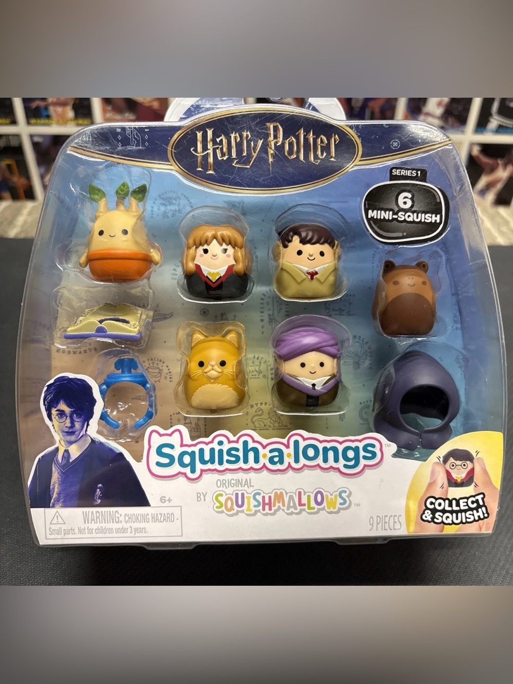 Harry Potter Squish-a-longs Mini Squishmallows 6-Piece Set - Multicolor